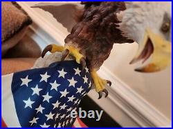 Boehm Porcelain BIRD EAGLE Sculpture 1991 PATRIOT EAGLE 40400 Numbered 450-500