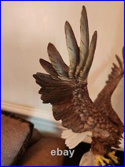 Boehm Porcelain BIRD EAGLE Sculpture 1991 PATRIOT EAGLE 40400 Numbered 450-500