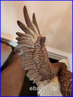 Boehm Porcelain BIRD EAGLE Sculpture 1991 PATRIOT EAGLE 40400 Numbered 450-500