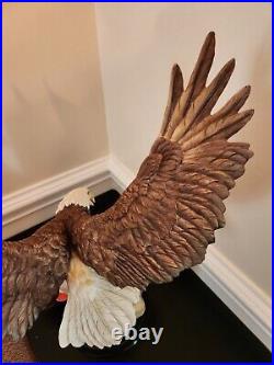 Boehm Porcelain BIRD EAGLE Sculpture 1991 PATRIOT EAGLE 40400 Numbered 450-500