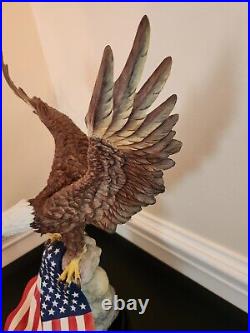 Boehm Porcelain BIRD EAGLE Sculpture 1991 PATRIOT EAGLE 40400 Numbered 450-500