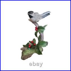 Boehm Porcelain Black Capped Chickadee 40195 Made in USA 1979-85 Vintage
