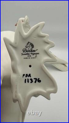 Boehm Porcelain Tumbler Pigeons Pair #416 USA Bisque 8.5 Gray White Birds Boehm Porcelain Tumbler Pigeons Pair #416 USA Bisque 8.5 Gray White Birds