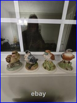 Boehm porcelain birds Lot Of FOUR VTG Excellent Condition