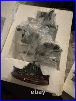 Bradford Exchange Holiday Tweets Songbird Tree Collection 14 Birds Musical Stand