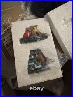 Bradford Exchange Holiday Tweets Songbird Tree Collection 14 Birds Musical Stand