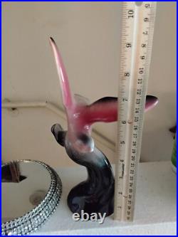 Ceramic Bird In Flight Multi-colored