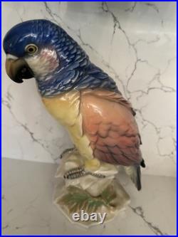 Ceramic Parrot By Karl Ens Green. Vintage