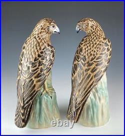 Chelsea House Porcelain Bird Statues Set of 2 12 Tall Vintage