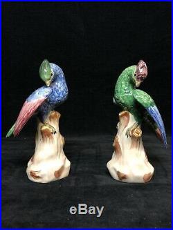 Chelsea House Vintage Bird Porcelain Statues Set of 2 Birds Of Paradise