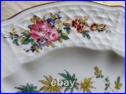 Chelsea Porcelain Style Plate with Exotic Birds Gold Anchor Mark