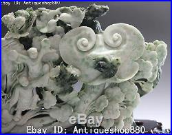 China Dehua Porcelain Wealth Golden Toad Ruyi Ru Yi Kid Child Magpie Bird Statue