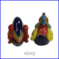 Chinese Ceramic Traditional Pair of Mandarin Duck Figures cs5451