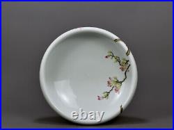 Chinese Enamel Colour Porcelain HandPainted Flowers&Birds Brush Washer 10112