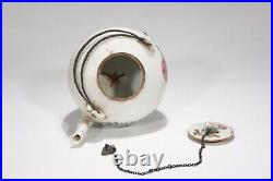 Chinese Famille Rose Porcelain Bird Pattern Teapot