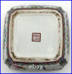 Chinese Oriental Porcelain Bird Scenery Bowl