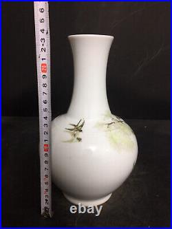 Chinese Pastel Porcelain HandPainted Exquisite Flowers&Birds Vase 21257