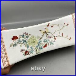 Chinese Pastel Porcelain Handmade Exquisite Flowers&Birds Pattern Pillow 71066