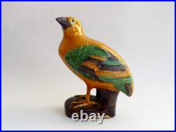 Chinese Qing Dynasty Porcelain Bird 18th 19th Century Yellow Green. Quite Scarce