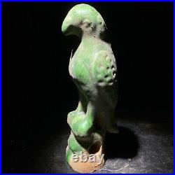 Chinese Tang sancai porcelain porcelain enjoy decoration parrot bird sculpture