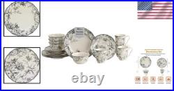 Classic Toile Bird Design Dinnerware Collection