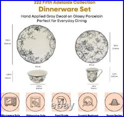 Classic Toile Bird Design Dinnerware Collection