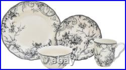 Classic Toile Bird Design Dinnerware Collection