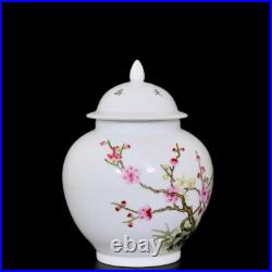 Collectable Art Hand Painting Famille Rose Porcelain Bird Pot