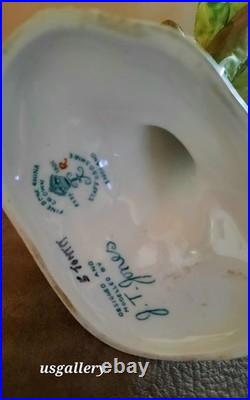 Crown Staffordshire Figurine Bird On A Cherry Tree