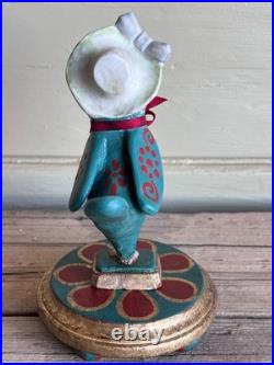 Curiosity Cabinet Victorian Style Lady Siren Bird With Human Face Figurine on th