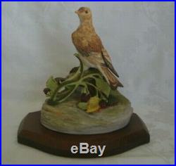 Cybis Skylark Bird Bisque Porcelain Sculpture Statue Figurine Signed Cybis #167