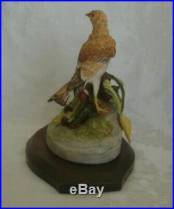 Cybis Skylark Bird Bisque Porcelain Sculpture Statue Figurine Signed Cybis #167
