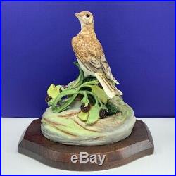 Cybis Skylark bird sculpture statue figurine signed /211 made bisque sky lark 1
