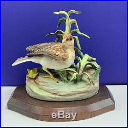 Cybis Skylark bird sculpture statue figurine signed /211 made bisque sky lark 2