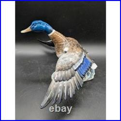DEFECTIVE Rosenthal Germany Porcelain Mallard Duck Figurine 1577 Hand Pa G3D