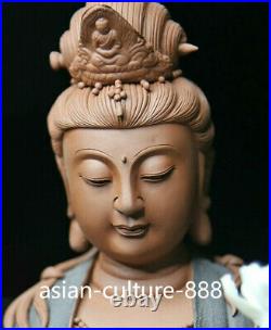 Duhua Pottery Porcelain Free Kwan-yin guanyin Avalokiteshvara Buddha Goddess St
