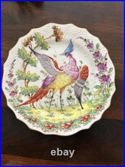 English Chelsea Porcelain Bird Plate