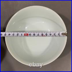 Estate Collectable Art Hand Painting Famille Rose Porcelain Flowers Bird Bowl