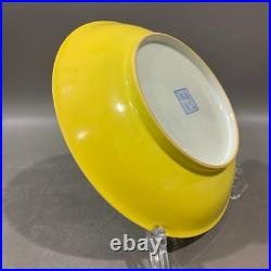 Estate Collectable Art Hand Painting Famille Rose Porcelain Flowers Bird Plate