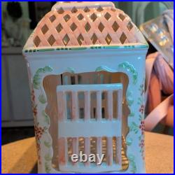 Excellent Condition Vintage Decorative Large CERAMIC BIRD CAGE Made In Italy