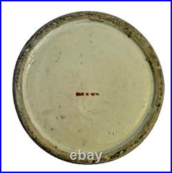 Exquisite 14 Japanese Black Enameled Bird of Paradise Porcelain Vase c. 1930