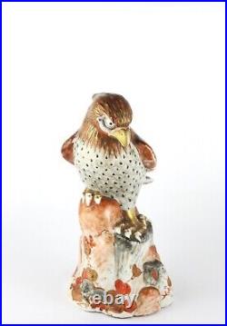 Fantastic Antique Japanese Kutani Bird Of Prey Figurine, Meiji Period