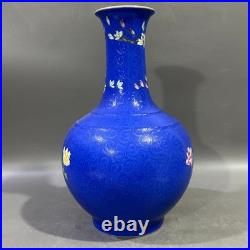 Fine Chinese Collectable Art Famille Rose Porcelain Bird Shang Vase