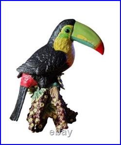 Fitz And Floyd Exotic Birds Toucan Figurine New