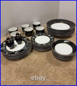 Fitz and Floyd Chinoiserie Birds, Flowers, cups and dinner and salad plates