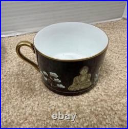 Fitz and Floyd Chinoiserie Birds, Flowers, cups and dinner and salad plates