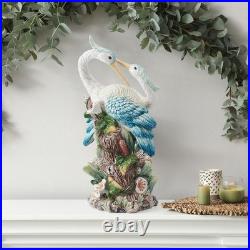 Fitz and Floyd Coastal Companion Ceramic Bird Figurine, 16.25-Inch
