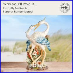 Fitz and Floyd Coastal Companion Ceramic Bird Figurine, 16.25-Inch