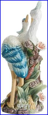 Fitz and Floyd Coastal Companion Ceramic Bird Figurine, 16.25-Inch