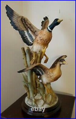 Flying Mallard Duck Statue Figurine Bigocean #060323 (18 tall) LARGE